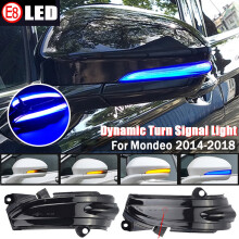 Für Ford Fusion Mondeo MK5 2014-2019 Auto LED Dynamische Seitenblinker Blaue Blinkeranzeige