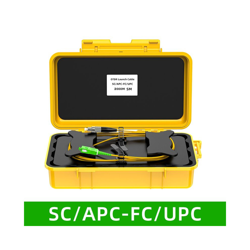 Otdr Dead Zone Eliminator Fiber Rings Fiber Optic Otdr Launch Cable Box 2Km Sc/Apc-Fc/Upc 4852367026522