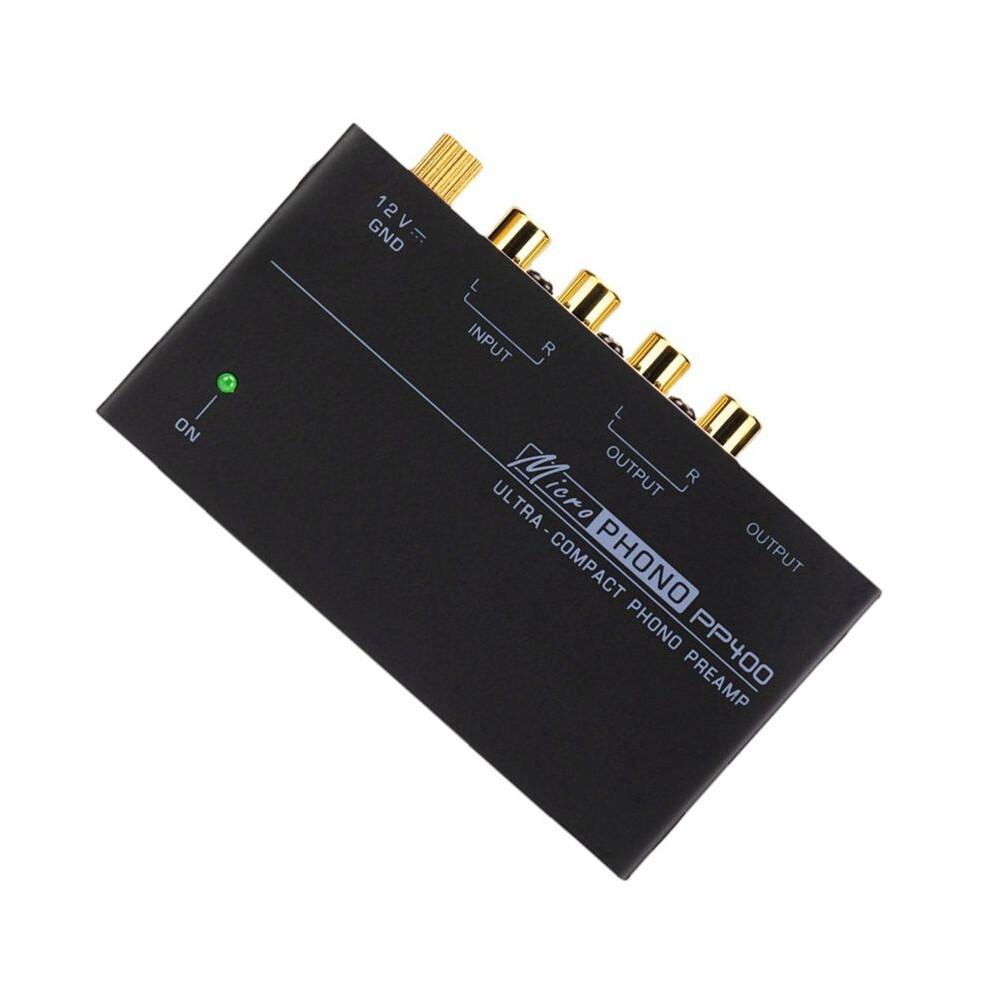 Pp400 Ultra-Compact Phono Preamp Preamplifier With Rca Interface For Turntable Tube Amplifier Speakers Eu Plug 4851514173546