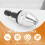 Silver+Black 6mm Keyless Drill Bit Chuck Quick Change Adapter Converter Hex Shank 2