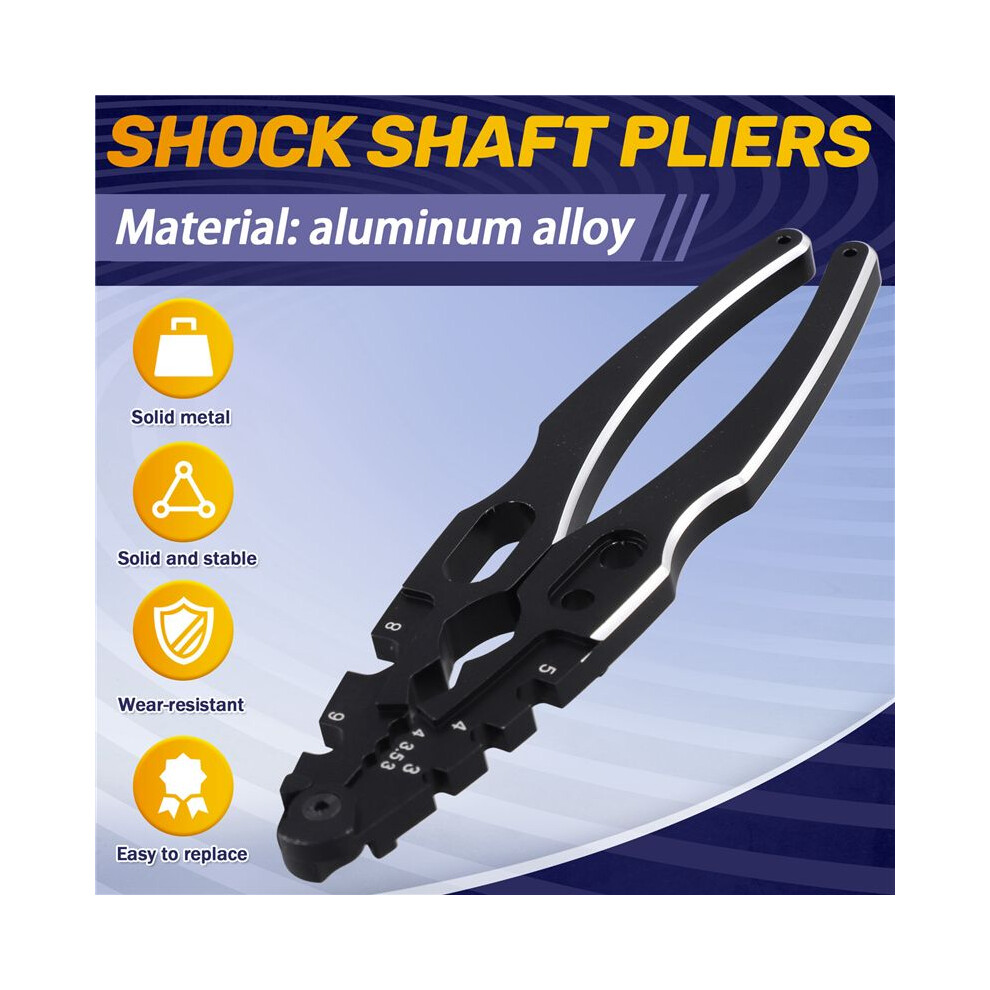 Rc Car Multifunction Aluminum Alloy Shock Clamp Pliers Shock Assembly Disassembly Tool For 1/10 1/8 4851514103840