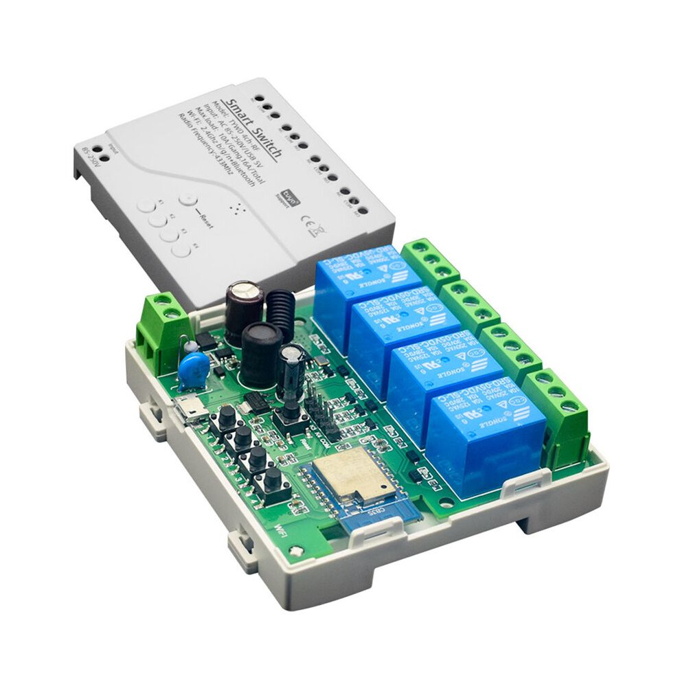 Tuya Smart Switch Wifi Switch Diy Timer Ac 85V-250V 4Ch Rf Smartlife Home Automation Module For Alexa Google Home 4852537316934
