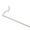 Stainless Steel Folding Table Accessory and Integrated Hook Designed for IGT Use 0.5 Unit Shelf 2