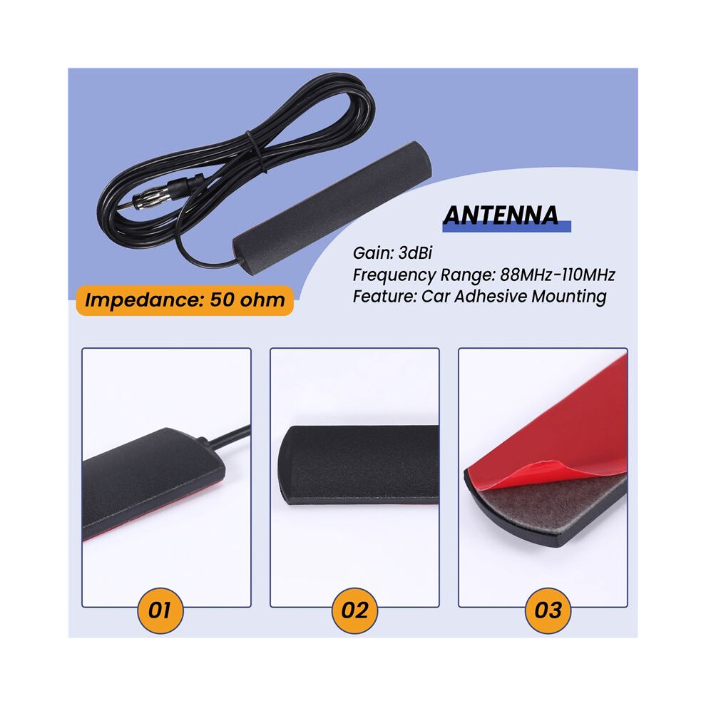 Universal Car Stereo Am Fm Radio Dipole Antenna Aerial For Vehicle Car 4852693577774
