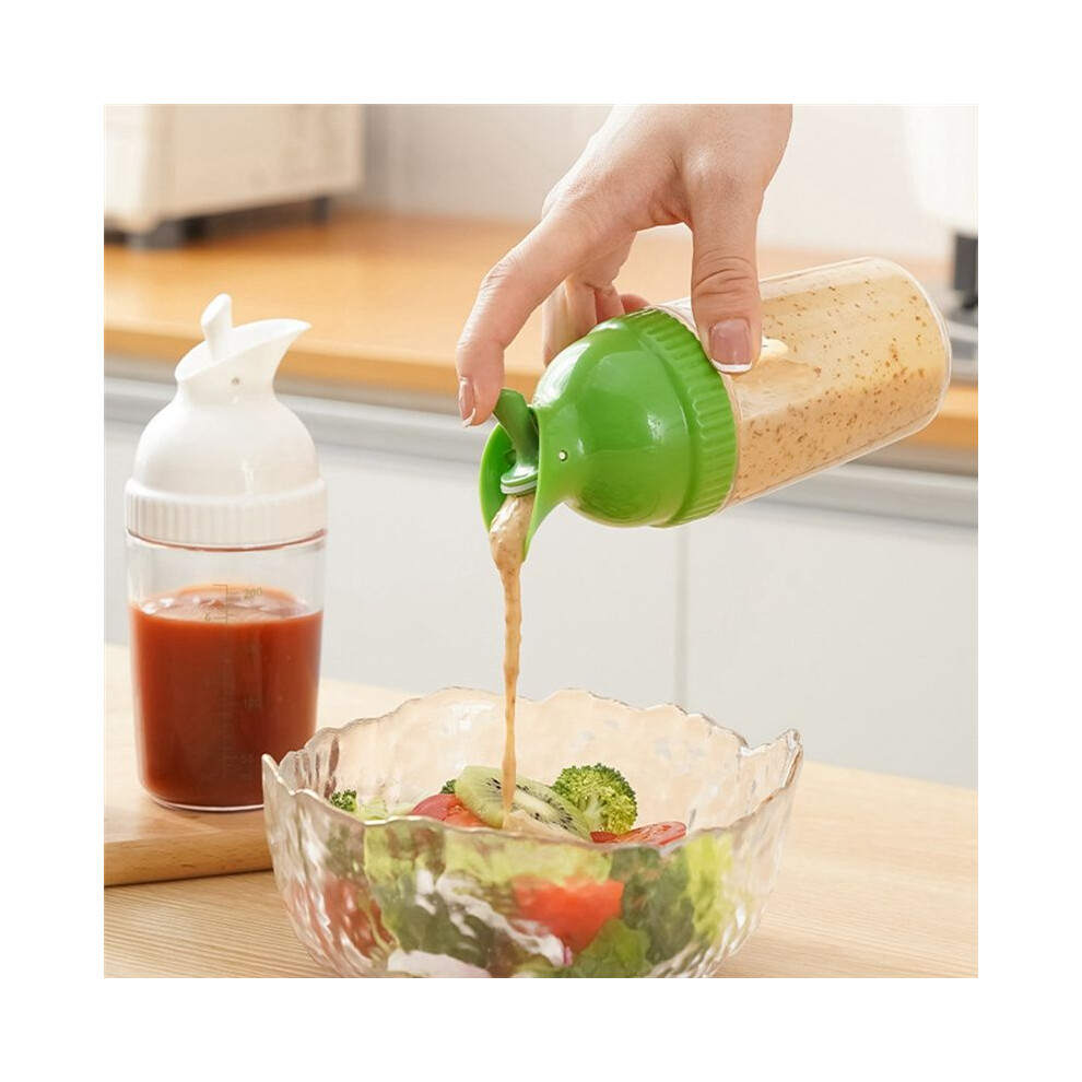 Salad Dressing Container, Salad Dressing Bottles Salad Dressing Shaker Prevent Leakage Salad Dressing Jar With Lid C 4852693511846