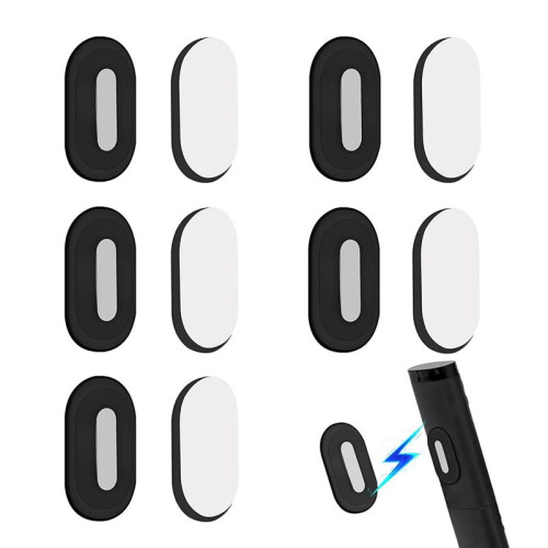5 Pack Magnetic Remote Control Holder Wall Mount, No Drill Self-Adhesive Silicone Remote Control Organizer for Home 1