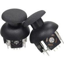 50PCS for PS2 3D Analog Joystick+Joystick Cap B10K 3PIN Joystick Cap Potentiometer for PS2 Game Console Gamepad
