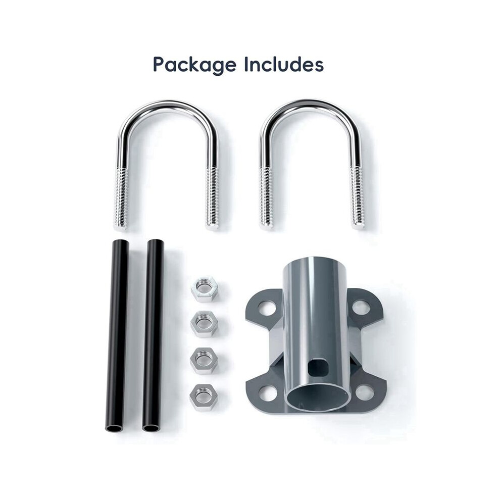 Universal Mount U-Bracket For Starlink V2 Dish Roof Mast To Pole To Pipe Bracket Adapter 4852367021787