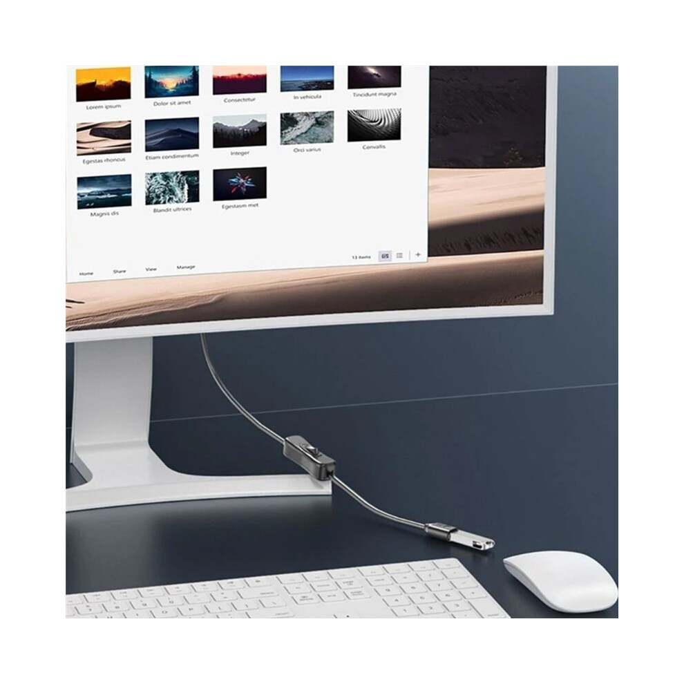 Usb3.0 Extension Cable With Power Button 5Gbps Data Transfer Male To Female Extend Cord 3.3Ft For Keyboard Powerswitch C 4852537387514