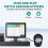 NETUM A5 Desktop 2D QR Barcode Scanner, Hands Free Omnidirectional USB  Barcode Reader 1D QR Screen Barcodes Scanning 2