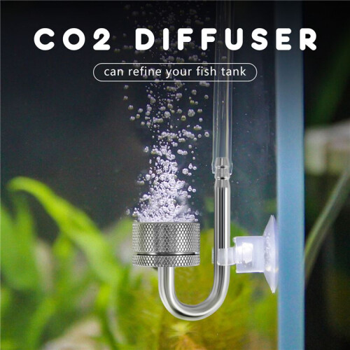 Set CO2 Diffuser Atomizer Regulator Reactor for Fish Tank Aquarium Plant Moss 1