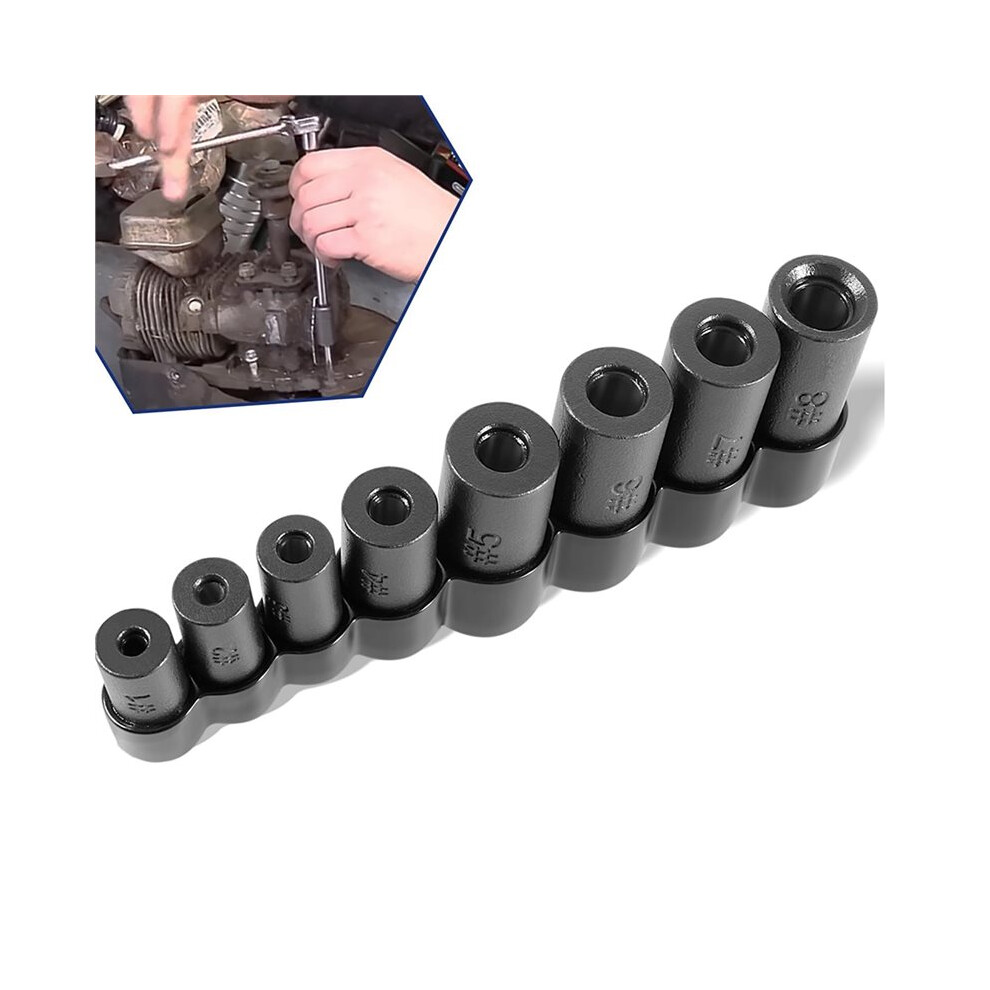 70500 Tap Socket Set Use With 1/4In & 3/8In Drive Fit Fractional Standard Tap Thru 1/2In & 1/8In Npt Taps Metric 12Mm 4852693538041