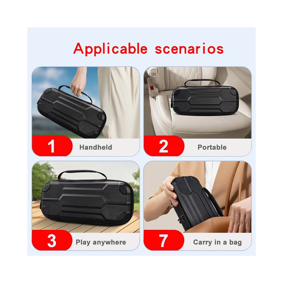 Shockproof Carrying Case For Sony Ps5 Playstation Portal Portable Protective Storage Bag With Accessory Compartments 4852693522675