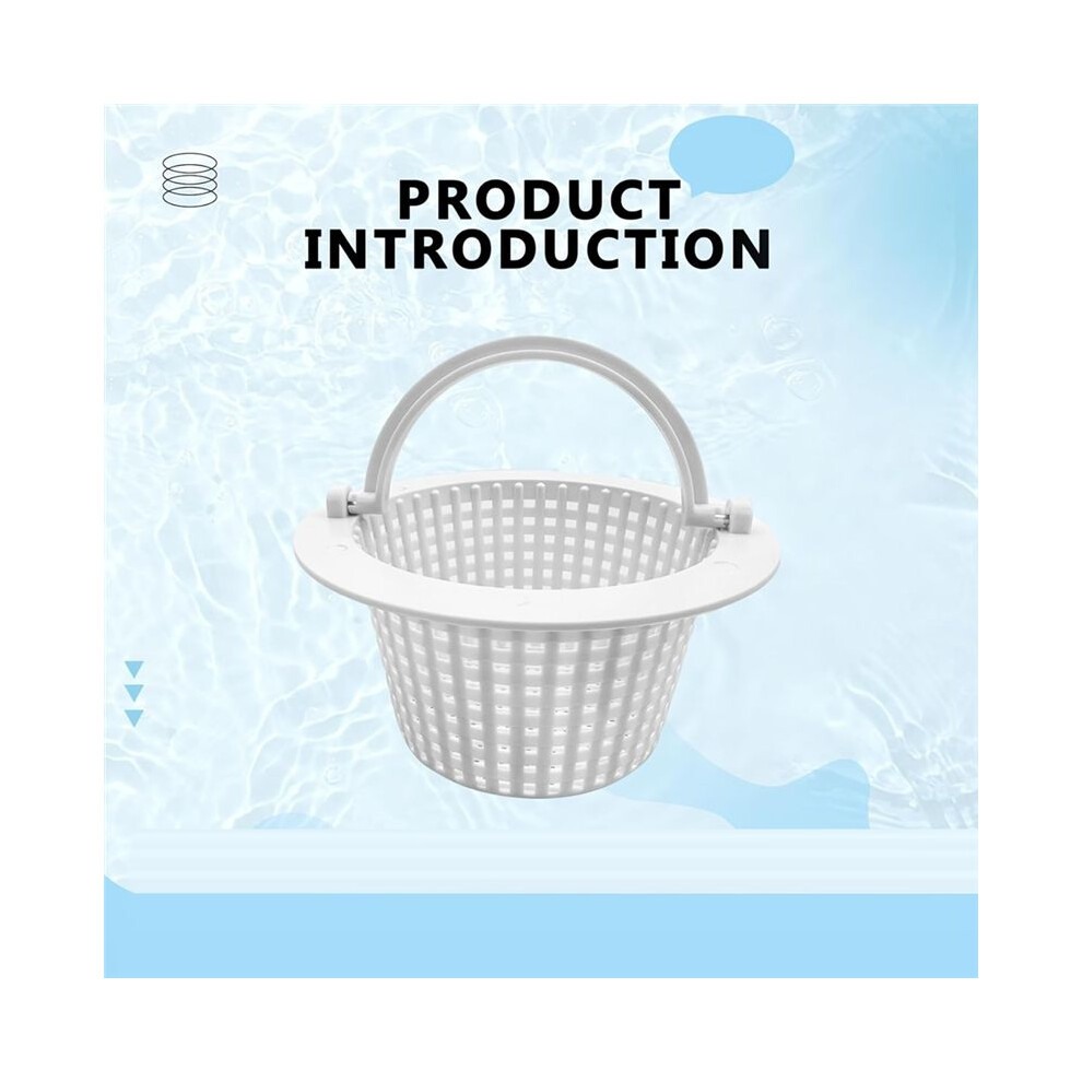 Swimming Pool Skimmer Replacement Basket With Handle, 3Pack - Above Ground Pool Thru-Wall Skimmer Baskets 4852693510177