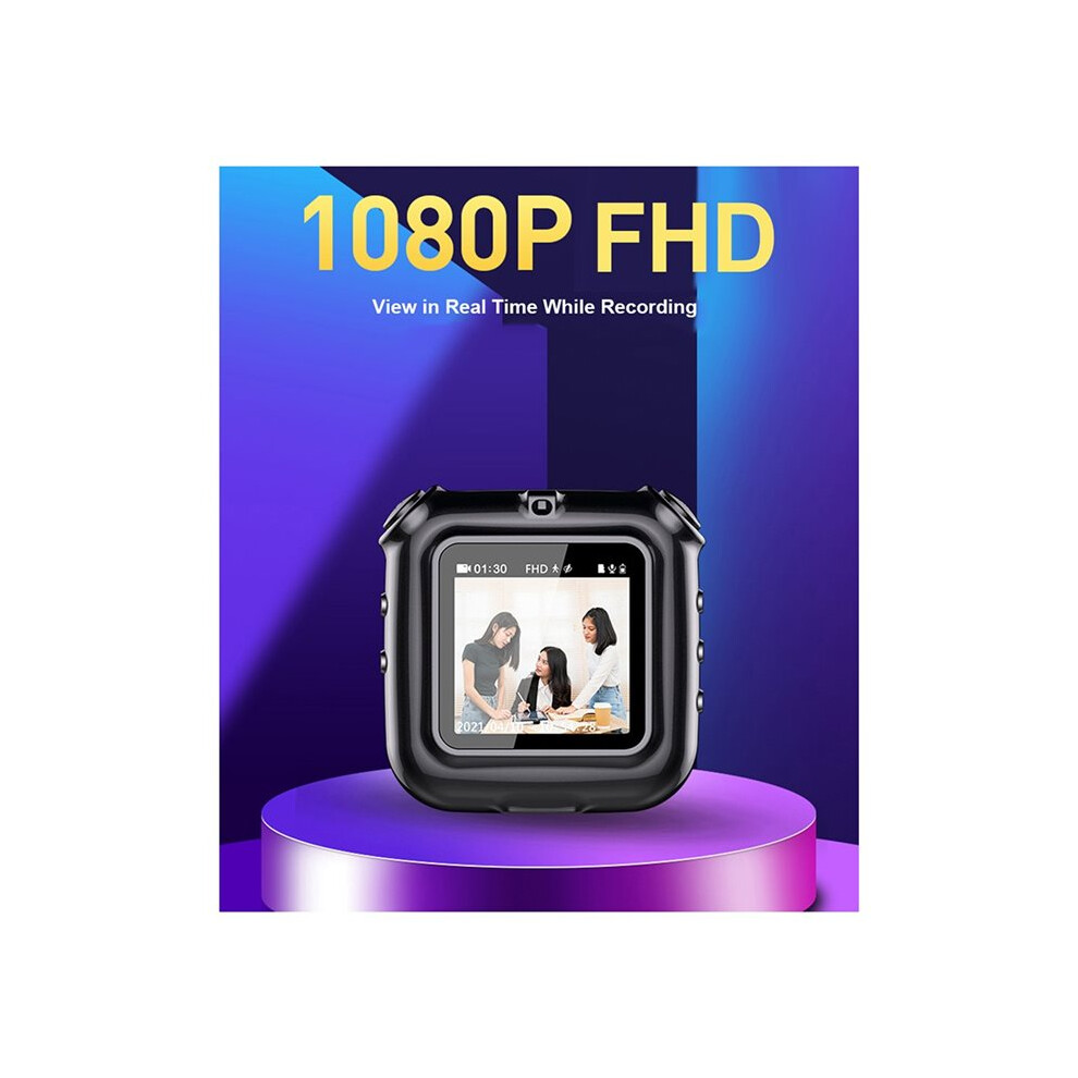 V9 Clip Necklace Camera 1080P Portable Cam Dispaly Screen Audio Video Voice Photo Recorder Smart Loop Recording 4Gb 4852367070860