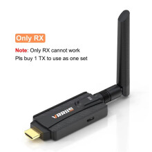 Vrriis 200M Wireless HDMI-Compatible Receiver TV Meeting Portable Receiver Projection Video Display Adapter Receiver