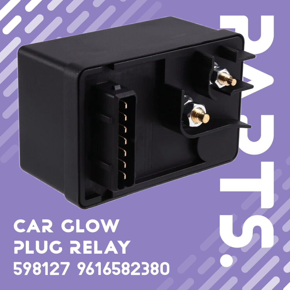 For Peugeot Partner Citroen Jumper Car Glow Plug Relay 598127 9616582380 4852693540358