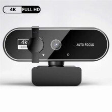 Webcam Video Camera Autofocus Streaming Web Cam with Microphone Full HD Webcams for PC Computer Laptop 4K