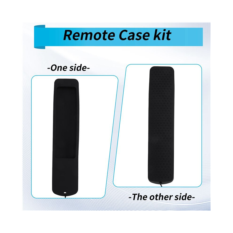Silicone Remote Case For Xiaomi My Rm19 - Anti-Slip, Anti-Drop Protective Cover With Anti-Lost Lanyard 4852693529131