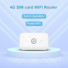 4G-Router, WLAN-Modem, SIM-Karten-Router, MiFi-Taschen-Hotspot für bis zu 8 WLAN-Nutzer, tragbarer WLAN-Router