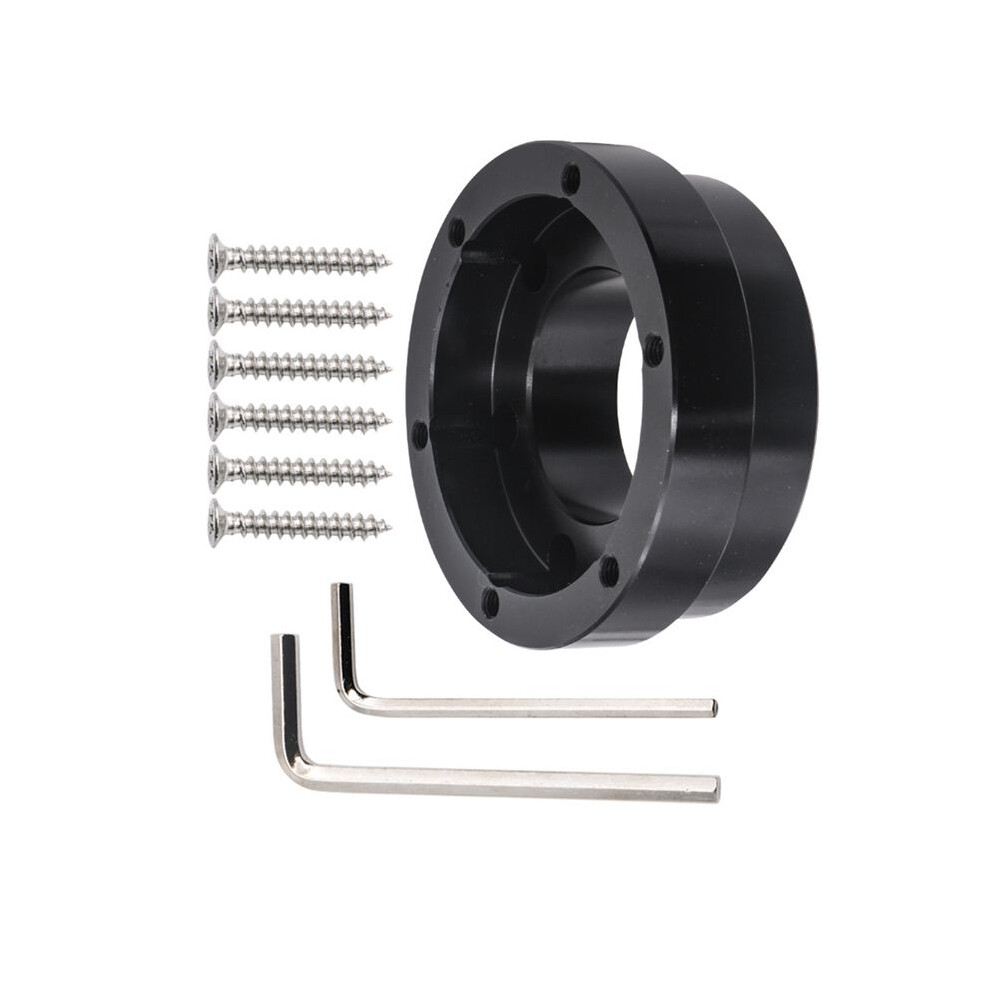 70Mm Steering Wheel Adapter Plate For Logitech G29 G920 G923 Metal Modification Replacement Part Black 4852537370165