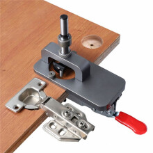 Woodworking 35mm Hole Opener Hinge Opener Door Cabinets Hinge Locator Wood Work Hole Drilling Guide Locator