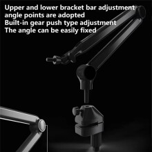 New Desktop Microphone Holder Press Adjustable Mic Cantilever Stand Suspension Boom Scissor Arm for Live Streaming