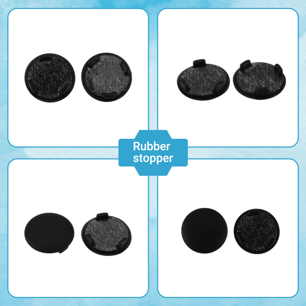 Replacement Rubber Feet For Surface Laptop Models 3, 4 - Bottom Case Foot Pad Black 4852367084942