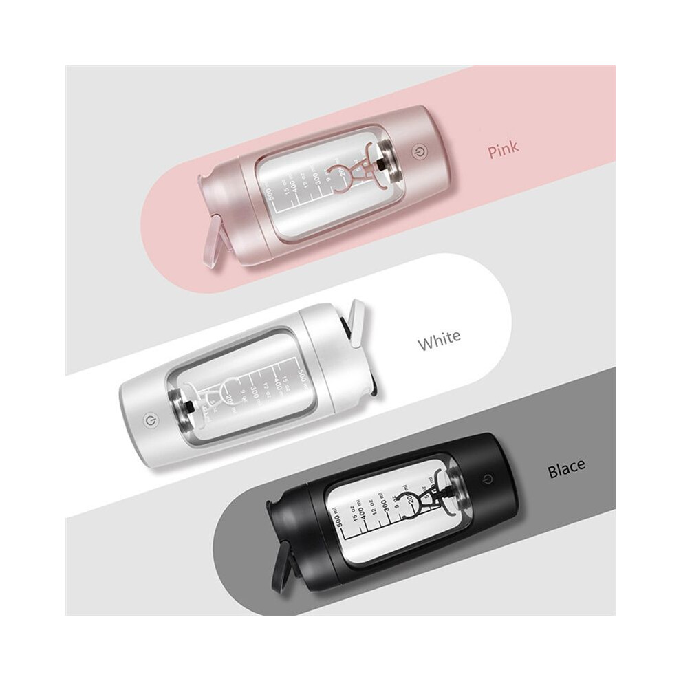 Electric Protein Shaker Bottle Portable 1200Mah Rechargeable Blender Cup Automatic Self Stirring Mug Mixing Cups White 4852367014154