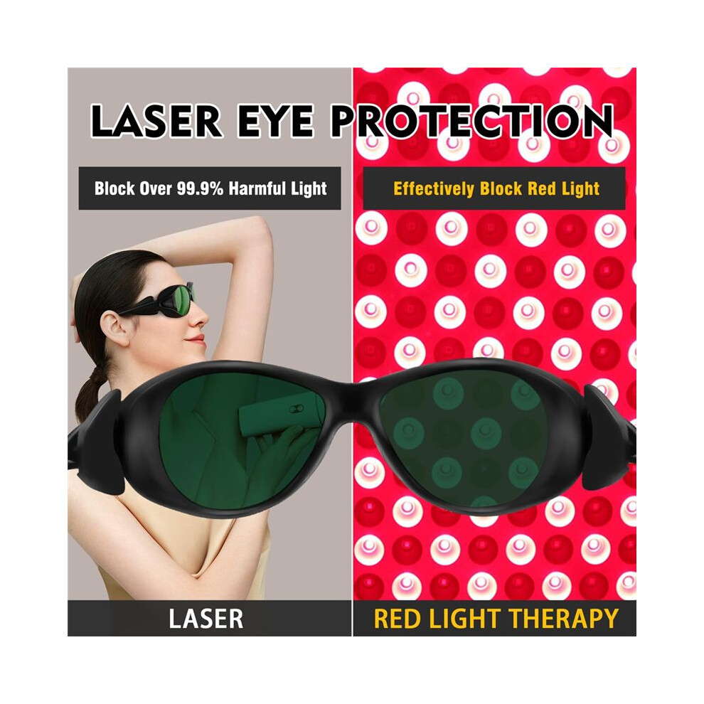 Red Light Therapy Glasses, Laser Safe Glasses Ipl 200-2000Nm, Eye Protection For Red Light Therapy 4851514169952