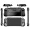 Dockable Case for   OLED Soft Silicone Ergonomic Grip Protective Shell Cover Game Accessory Black 2