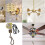 Ceiling Fan Light  Zing Ear ZE-109 Two-Wire Light  with Pull Cords for Ceiling Light Fans Lamps 4Pcs Bronze 2