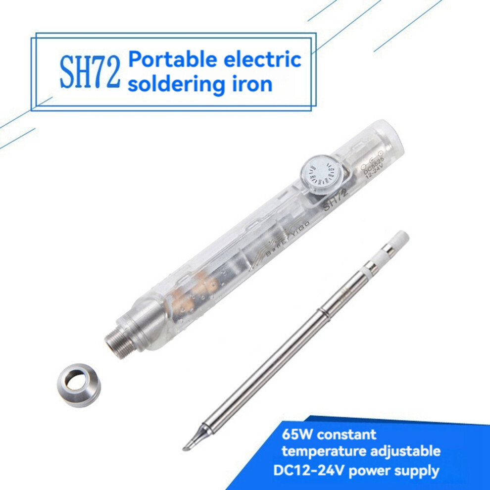 Electric Soldering Iron 65W Adjustable Temperature Soldering Iron Interchangeable Iron Tips For Any Hobby Enthusiast A 4852367083808