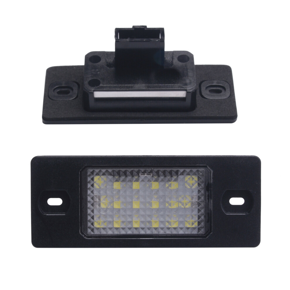 2Pcs No Error Led Number License Plate For Golf 5 Touring Touareg Tiguan Porsche Cayenne Light 4852537366410
