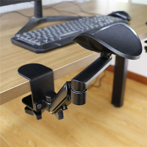 Supporto Ergonomico per Bracciolo per Computer da Scrivania, Staffa per Bracciolo per Sedia, Tappetino per Mouse, Staffa per Bracciolo Console 1