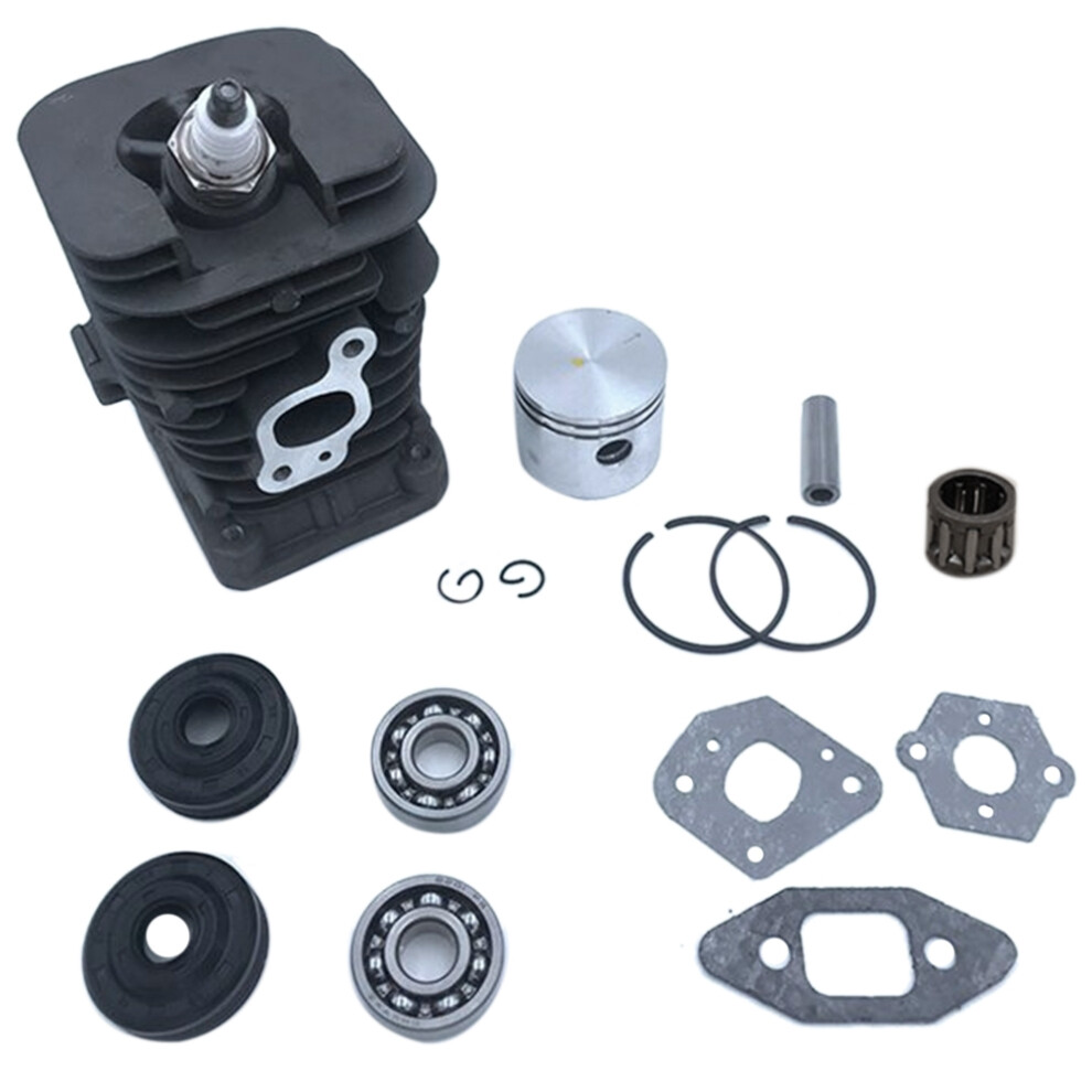 41.1Mm Cylinder Piston For Partner 351 260 340 352 370 390 420 Poulan 210 220 221 230 260 1950 2150 2550 Chainsaw Parts 6031144191792