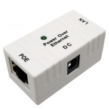 100 Mbps 5V 12V 24V 48V/1A BJW POE Injector Power Splitter voor IP Camera POE Adapter Module Accessoires-Wit