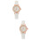 2Pièces Femme Quartz Élégante Pour 7