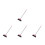 4Pièces Balais Reutilisables Manche Long Polyvalent Rose Nettoyage 7