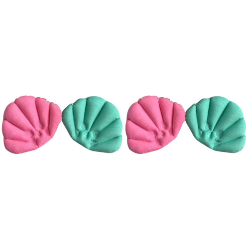 4Pièces Oreiller De Bain Gonflable Fixation Ventouse Pour Détente 1