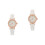 2Pièces Femme Quartz Élégante Pour 4