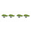 2Pièces Mini Pins Artificiels Verts Pour Décor Présentation Sushi 7