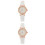 2Pièces Femme Quartz Élégante Pour 5