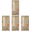 4Pièces Papier Xuan Pliable Multiusage Couleur Mixte 4
