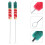 10Pièces Brosses Entretien Piccolo Couleurs Mélangées 8
