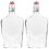 2Pièces Bouteille En Verre Transparent Couvercle Pour Bar 4