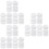 3Ensembles Outils Blancs Planches Acryliques Pour Sacs Faits Main 7