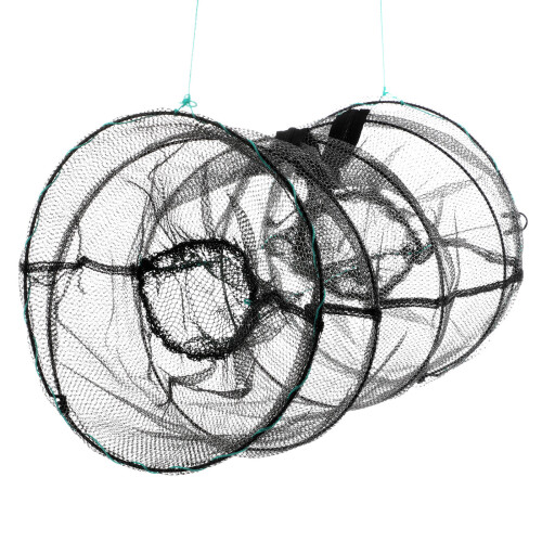 3Pièces Filet De Trapèze Pliable Noir Pour Crustacés 1
