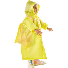 3Pièces Ponchos De Jaunes Enfants Elastiques Avec Capuche
