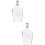 2Pièces Bouteille En Verre Transparent Couvercle Pour Bar 9